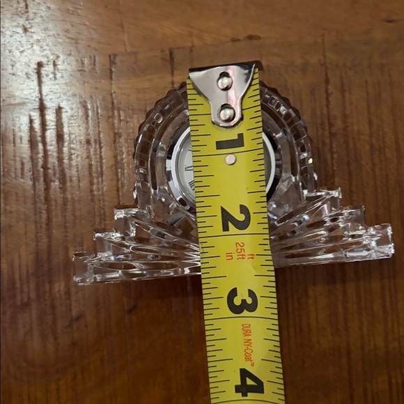 Waterford Crystal Small Cottage Mantel Clock Signed Ireland.Working,New Battery - Picture 9 of 10